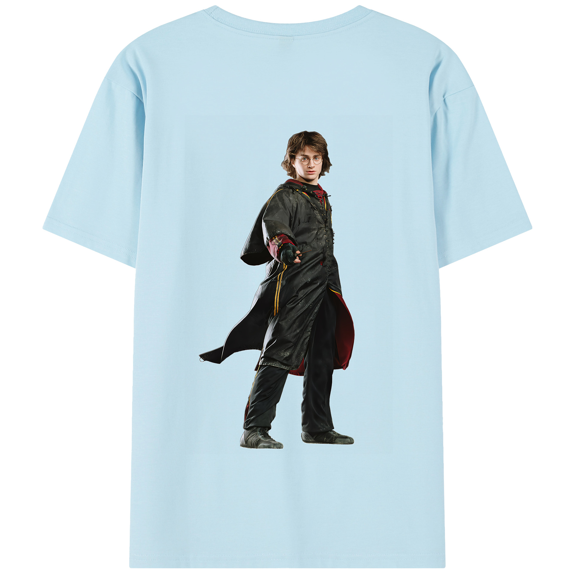 （画像用） Harry Potter ハリー・ポッターシリーズ 綿100％半袖Tシャツ（背面プリント）